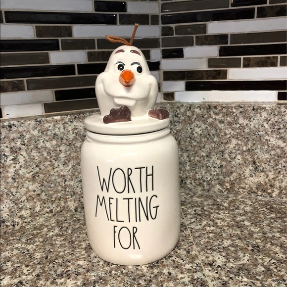 Rae Dunn Kitchen Rae Dunn Olaf Worth Melting For Canister Poshmark